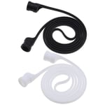2x Silicone Holder for Wireless Earphones for Huawei FreeBuds 3 3i Black White