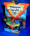 AUTHENTIC MONSTER JAM 1:64 MONSTER TRUCK DRAGON WITH FIGURE 2019, NEW