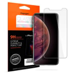 iPhone 11 Pro / X / Xs Spigen Glas.tr Slim HD Skjermbeskyttelse - Case Friendly - Gjennomsiktig