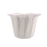 NICEJW 20/50/100Pcs Disposable Cup-shaped Hand Drip Coffee Brewer Filter,Filter Paper Cup(White) 20Pcs