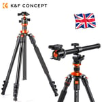 K&F CONCEPT 2M/78.7Inch Professional Photography Tripod Monopod Aluminum UK I3D2