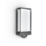 Steinel Applique LED extérieure L 42 SC avec détecteur 180°, Bluetooth Mesh, utilisable via app, 3000 K, anthracite