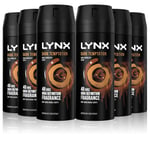 Lynx Body Spray Dark Temptation 48-H High Definition Fragrance Deo, 6x150ml