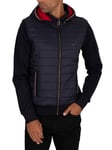 Tommy Hilfiger Mixed Media Hooded Zip Jacket Desert Sky Male L