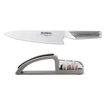 Global-Global Chef Knife + Whetstone Knife Sharpener