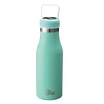 EightyOne Stainless Steel Water bottle – BPA Free Vacuum Insulated Flask – Leak proof, 12hrs Hot/24hrs Cold, Sports bottle - 500ml (Green)