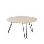 Naver Collection AK 1810 soffbord ek vitolja, högt, ben rostfritt stål