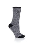 Heat Holders Viola Lite Core Twist Socks - Black/light Grey, Light Grey, Women