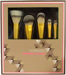 Sunkissed The Perfect Contour Stippling Foundation Angled Eyeshadow 5 Brush Set