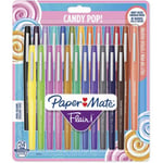 Paper Mate Flair Candy Pop -filtpenna, 24 st
