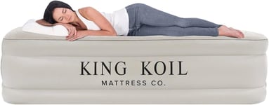 King Koil Size Luxury Raised Air Mattress - Best Inflatable Airbed With... 