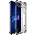 Asus ROG Phone 6 5G - Shockproof gummi cover - Transparent/sort