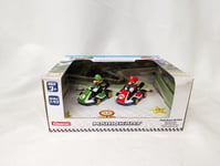 Mario Kart Pull & Speed Mario & Luigi Racer Nintendo Pull Back Action 1:43 2.5”