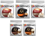 Tassimo Variety Pack - L'Or Espresso Cappuccino/Caramel Latte Macchiato, Kenco C