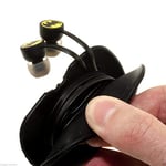 Batman Flat Cable In Ear Headphones with Storage Cable Tidy