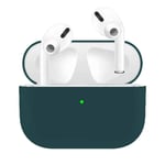Apple AirPods Pro - Silikone cover til opladerbox - Sort/grøn