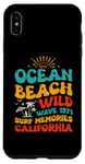 Coque pour iPhone XS Max Ocean Beach Wild Wave 1971 Surf Memories Surf Lover