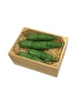 5 Cucumbers With Magnet In A Box Toys Toy Kitchen & Accessories Toy Food & Cakes Green Magni Toys