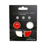 Gioteck GTX Xbox One - Thumb Grips Xbox One Bouchons/Capuchons/Protection en Silicone pour Joysticks Grips Xbox - Antidérapant - Aide a viser - Protection Manette Xbox One Rouge et Blanc/Noir