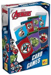 Lisciani - Jeu de Cartes Avengers - Jeu de Société - Cartes Géantes - Nombreux Jeux - A Jouer en Famille ou entre Amis - 2 Joueurs ou Plus - Pour Enfants à Partir de 7 ans