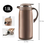 baomay 1-1.9L Glass Liner Large Capacity Insulation Vacuum Flasks Kettle China Stainless Steel Coffee Hot Water Thermos Bottle Pot