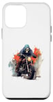 Coque pour iPhone 12 mini Grim Reaper Biker Motos Motorrad Bike Chopper Bobber