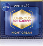 NIVEA Cellular LUMINOUS 630 Anti-Dark Spot Even Tone Night Cream (50ml), Hydrat