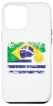 Coque pour iPhone 13 Pro Max Drapeaux du Brésil Uruguay | Demi Uruguayen Brésilien Latino Latin