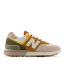 New Balance Mens 574v1 Trainers in Beige Suede - Size UK 6.5