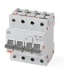 Garo RCBO GS B25A 4P Personskyddsautomat 4-polig, 230V 25 A