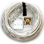 15M BT Phone Broadband Wall Socket Extension Cable Kit 4 Way Reel Wire Lead