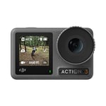 DJI Osmo Action 3 Standard Combo, Waterproof Action Camera with 4K HDR & Super-Wide FOV, 10-Bit Color Depth, HorizonSteady, Cold Resistant & Long-Lasting, Vlogging Camera for YouTube