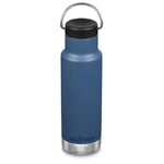 Klean Kanteen Bouteille isotherme classique étroite, unisexe, 350 ml (avec bouchon) - Véritable bouteille bleu sarcelle - 350 ml