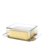 Gefu - Brunch smörask 16,3x9,9x5,2 cm stål/transparent