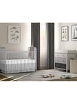 Little Seeds Monarch Hill Poppy Nursery 3 Drawer Changing Table - White/Grey, White/Grey