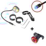 Cykellampa för elcykel Light5 EB1000 - 1000 lm / Bosch, Framlampa + Light5 Blip -Baklampa (Performance CX Gen 4 Smart System BES3)