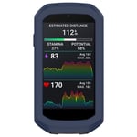 EIDERWOOD Garmin Edge 1050 Silikon Cykel Dator Skal - Mörkblå