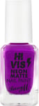 Barry M Cosmetics Hi Vis Neon Matte Nail Paint, Purple Thrill