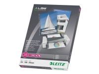 Leitz iLAM - Glättat, CrystalClear - A4 (210 x 297 mm) lamineringsfickor - för Leitz iLAM touch A3 turbo, iLAM touch A4 turbo