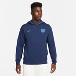 Nike England Luvtröja Fleece Travel - Navy/Blå adult DH4824-492