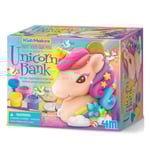 4M KidzMaker DIY-kit Måla din egen Mini Glitter Unicorn Bank