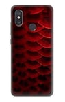 Red Arowana Fish Scale Case Cover For Xiaomi Mi 8