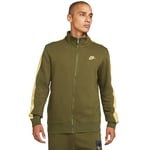 Nike DD7010-326 M NSW CLUB BB TRK JKT Jacket Men's ROUGH GREEN/SATURN GOLD/ROUGH GREEN/(SATURN GOLD) Size 2XL