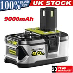 9.0Ah For RYOBI ONE+ PLUS RB18L50 P108 18V Lithium-Ion Battery P109 P104 RB18L40