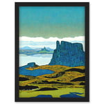 The Storr Isle Of Skye Scottish Landscape Artwork Framed Wall Art Print A4