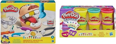 Play-Doh Drill 'n Fill Dentist Toy for Children 3 Years and Up with 8 Modelling
