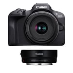 Canon R100 With 18-45 And EOS R Adapter - 2 Year Warranty - UK FREE Delivery