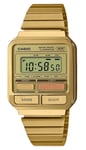 Casio Vintage Digital Gold Ion Plated Stainless Steel A120WEG-9A Unisex Watch