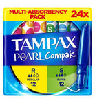 Tampax Pearl Compak Multi-Absorbency Pack (2 Absorbencies) x 24
