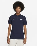 England National Team Pique Men's Nike Polo Shirt Sz M Obsidian 